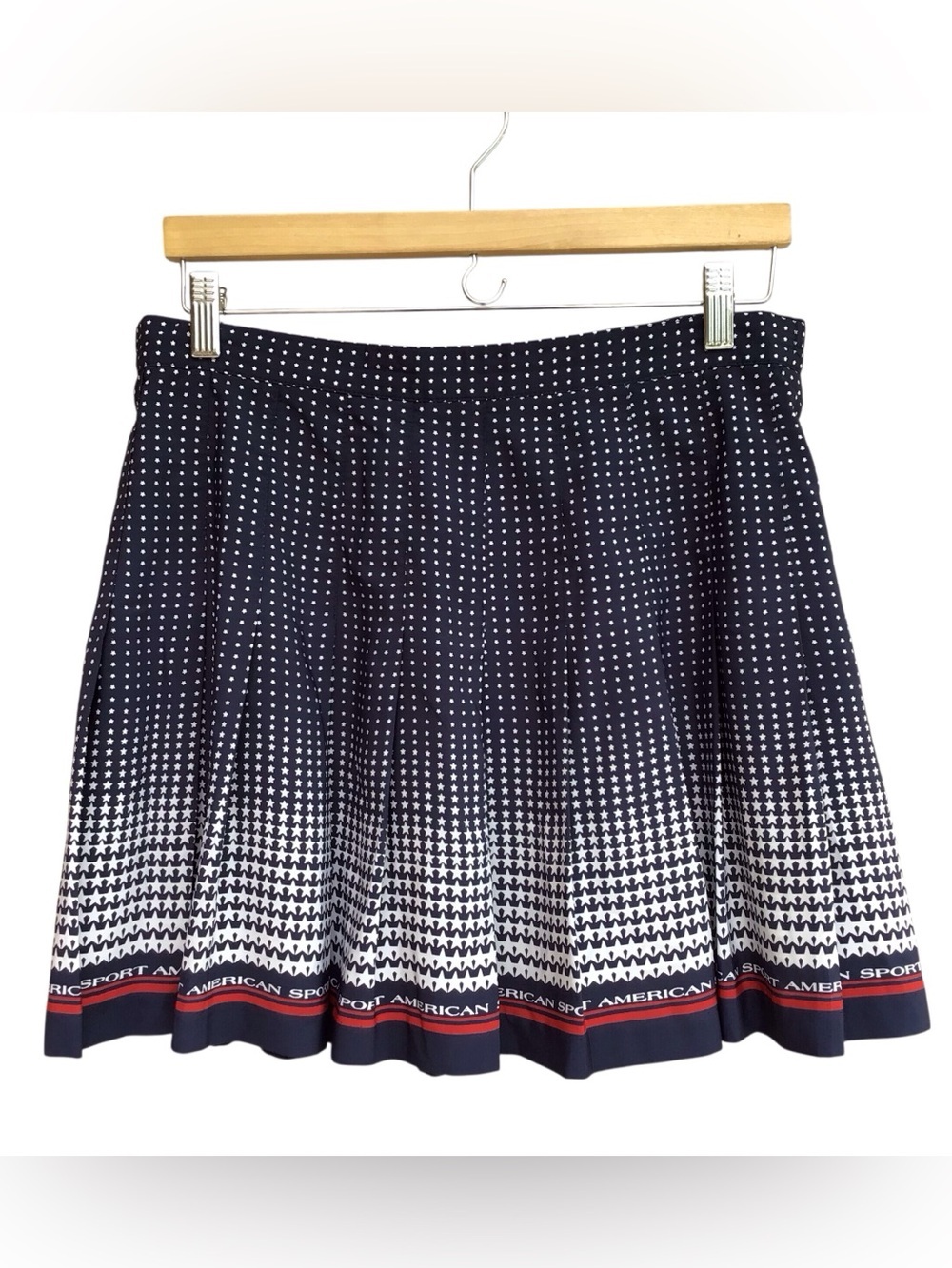 Vintage Tail American Sport Pleated Skirt